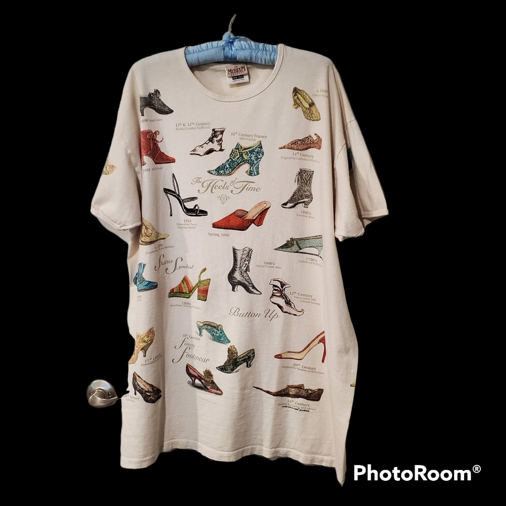 !!!RARE!!! Collector's Item Vintage "Heels of Time" T-Shirt, One Size